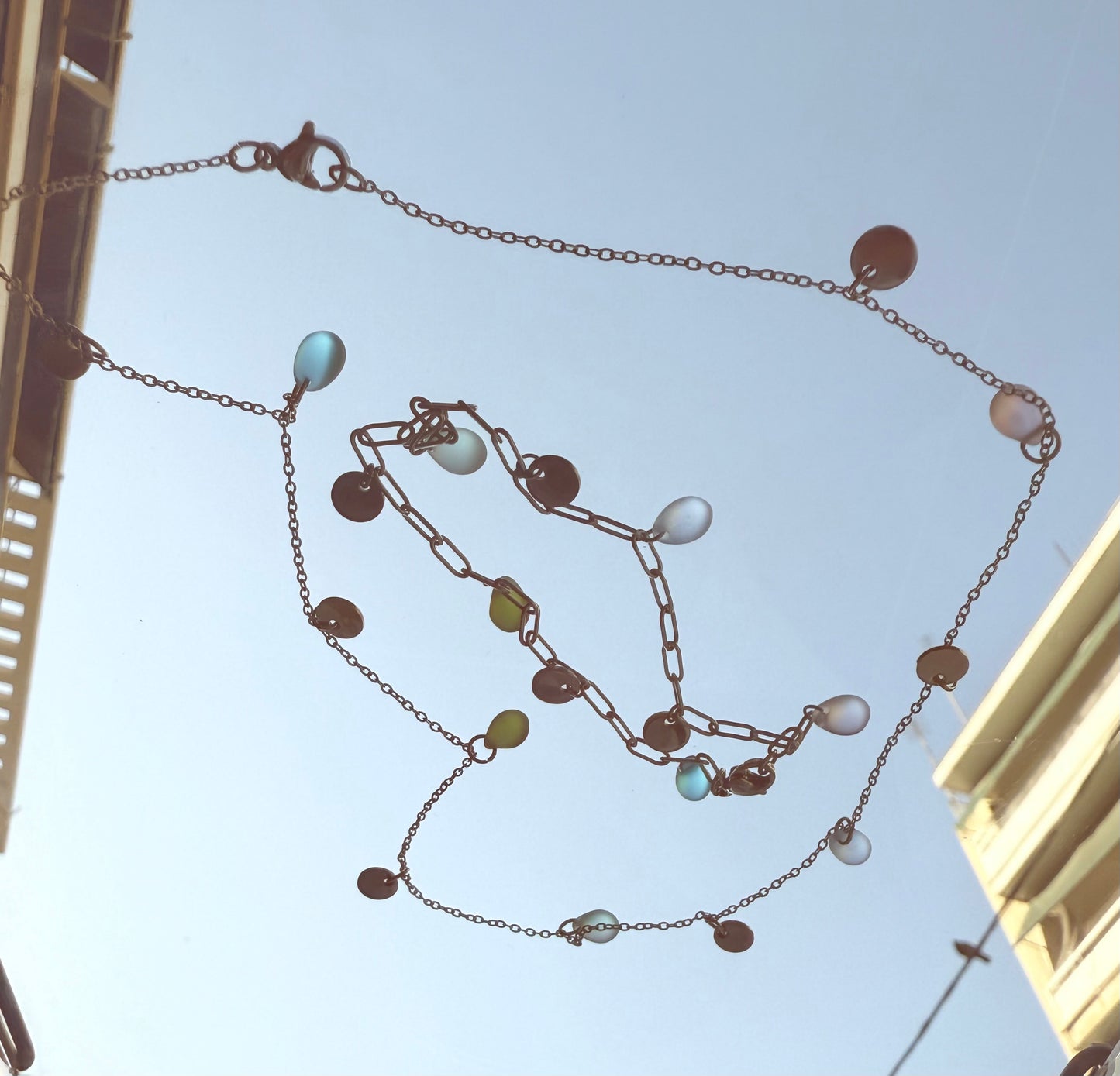 Sea Glass Charm Necklace