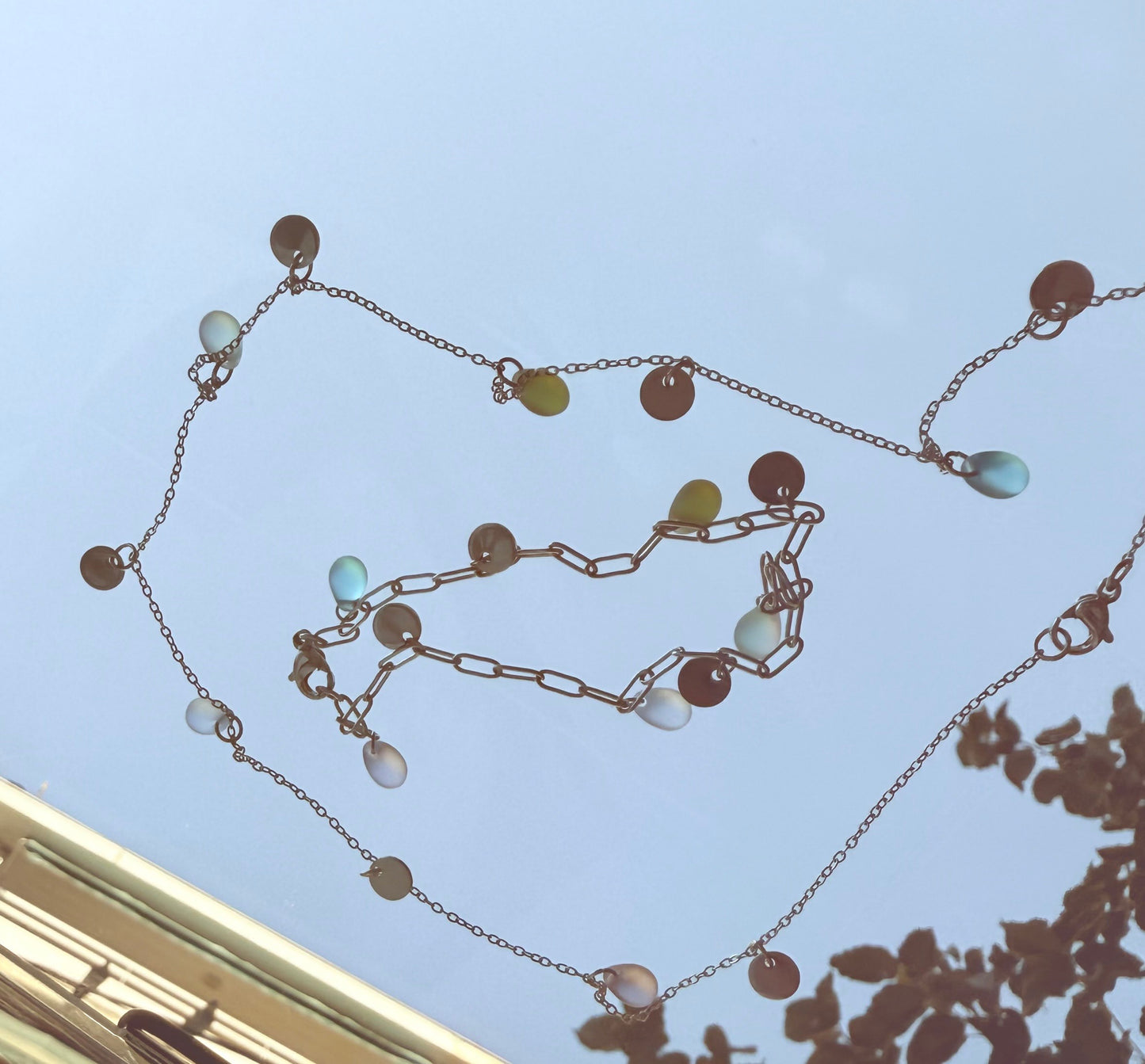 Sea Glass Charm Necklace