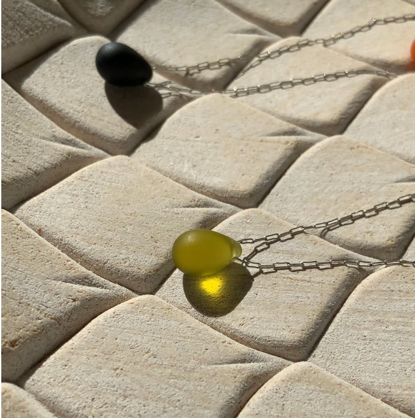 Dainty Glass Necklaces